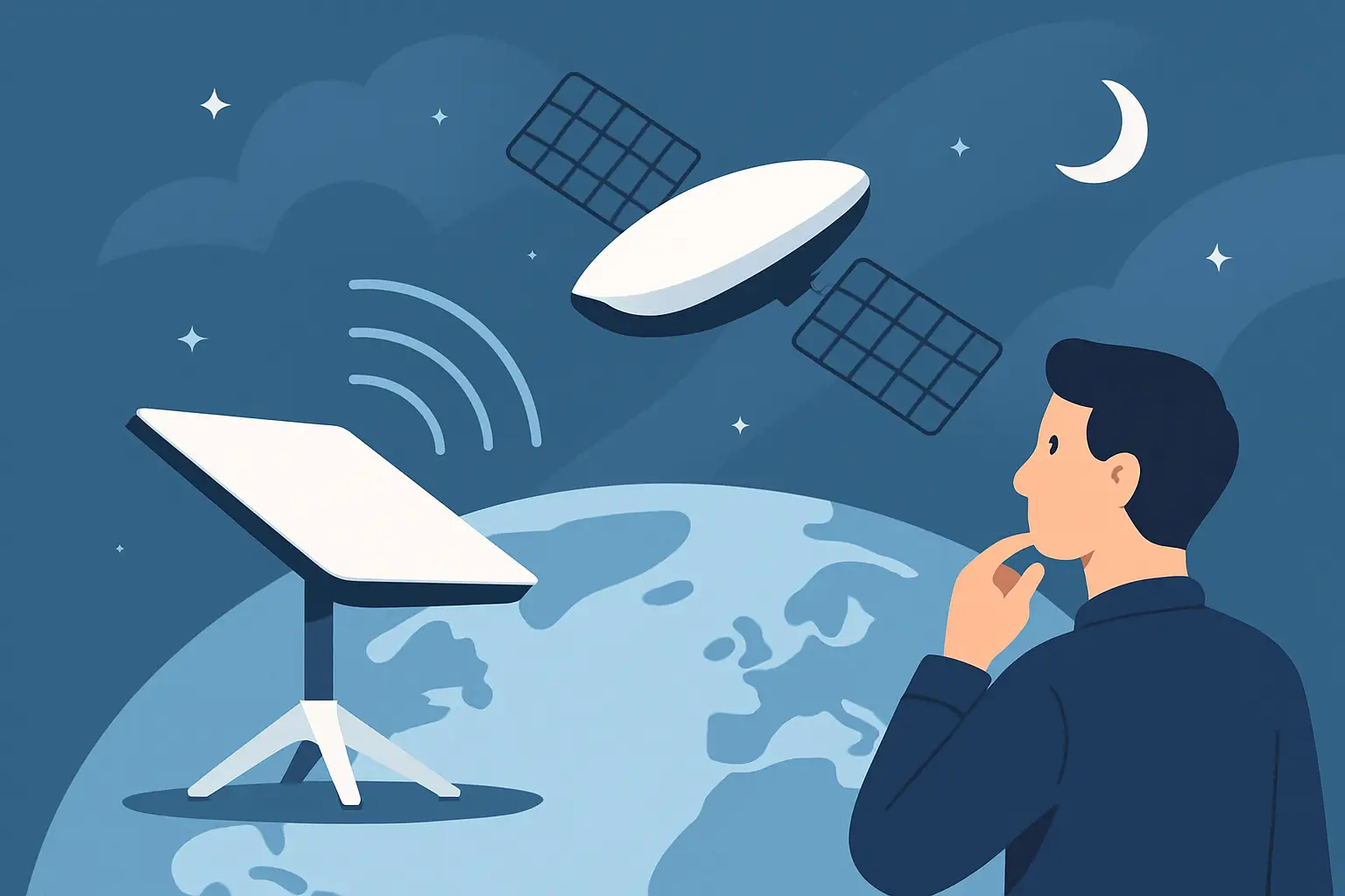 Internet satelital Starlink: como funciona mesmo?